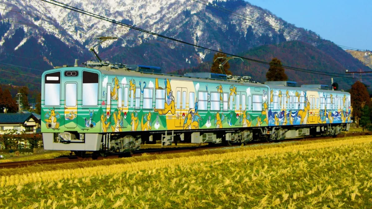 Tren de Dratini, Dragonair y Dragonite que comenzará su recorrido en 2024