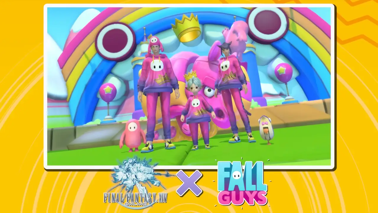 FINAL FANTASY XIV Y FALL GUYS 2