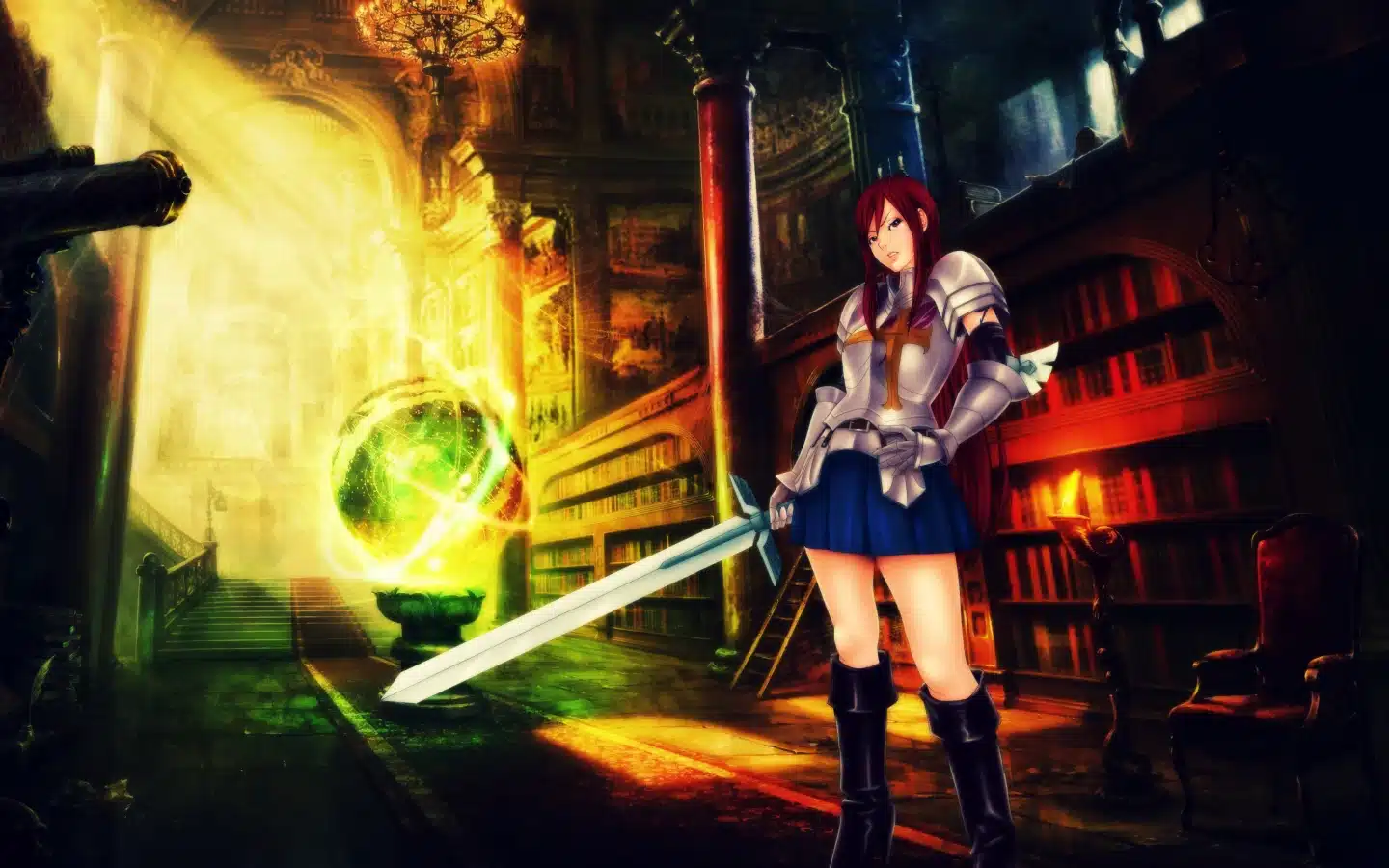 Fairy tail Erza scarlet Ilustración 1-1