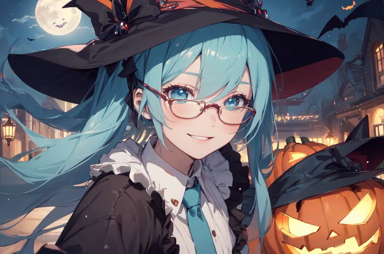 Hatsune miku Ilustración halloween 1