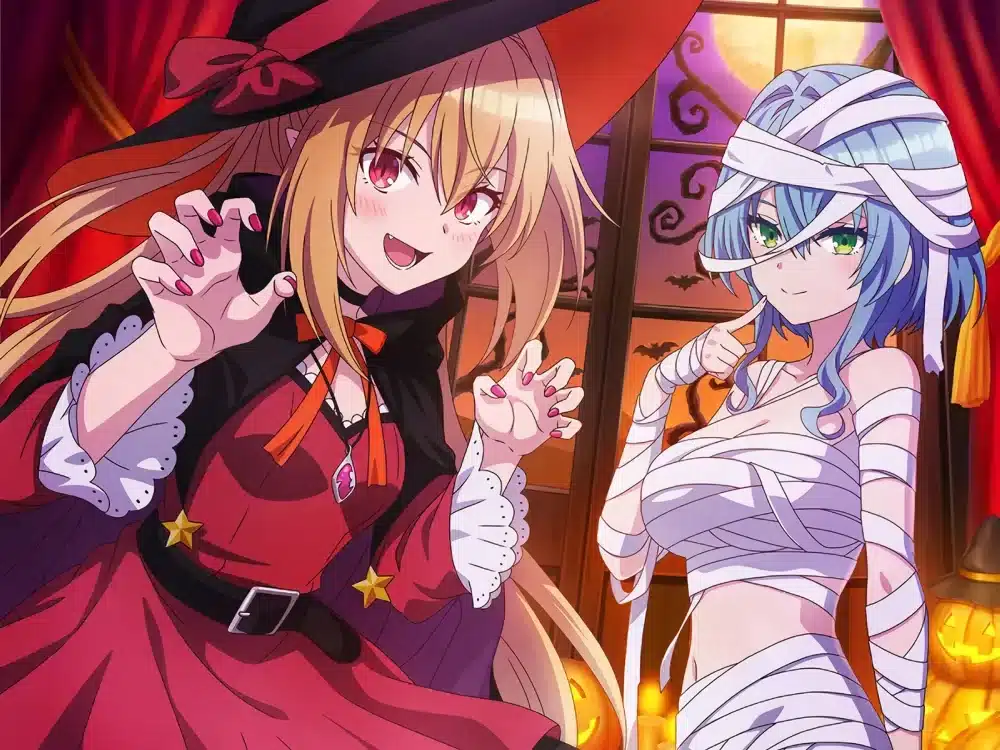 Hikikomari Kyuuketsuki no Monmon: Una ilustración de Halloween que enloquece