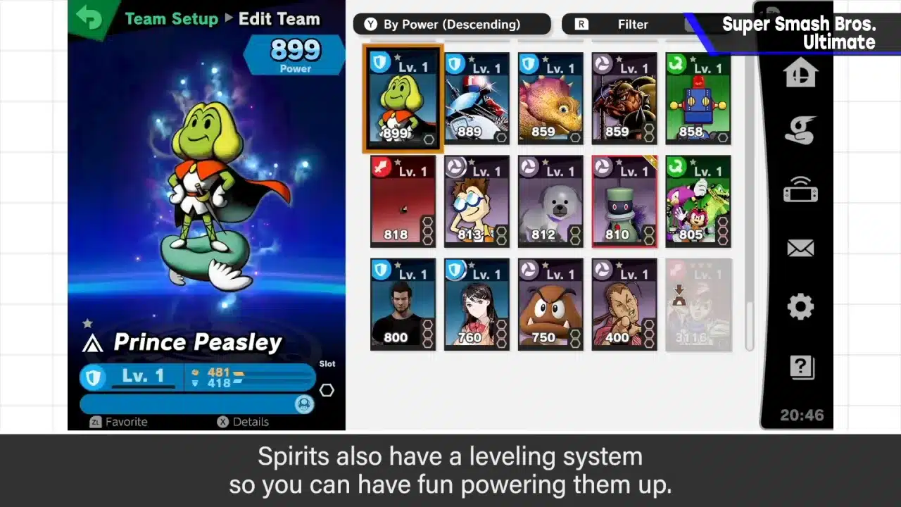 Masahiro Sakurai habla de los Espรญritus en Super Smash Bros Ultimate