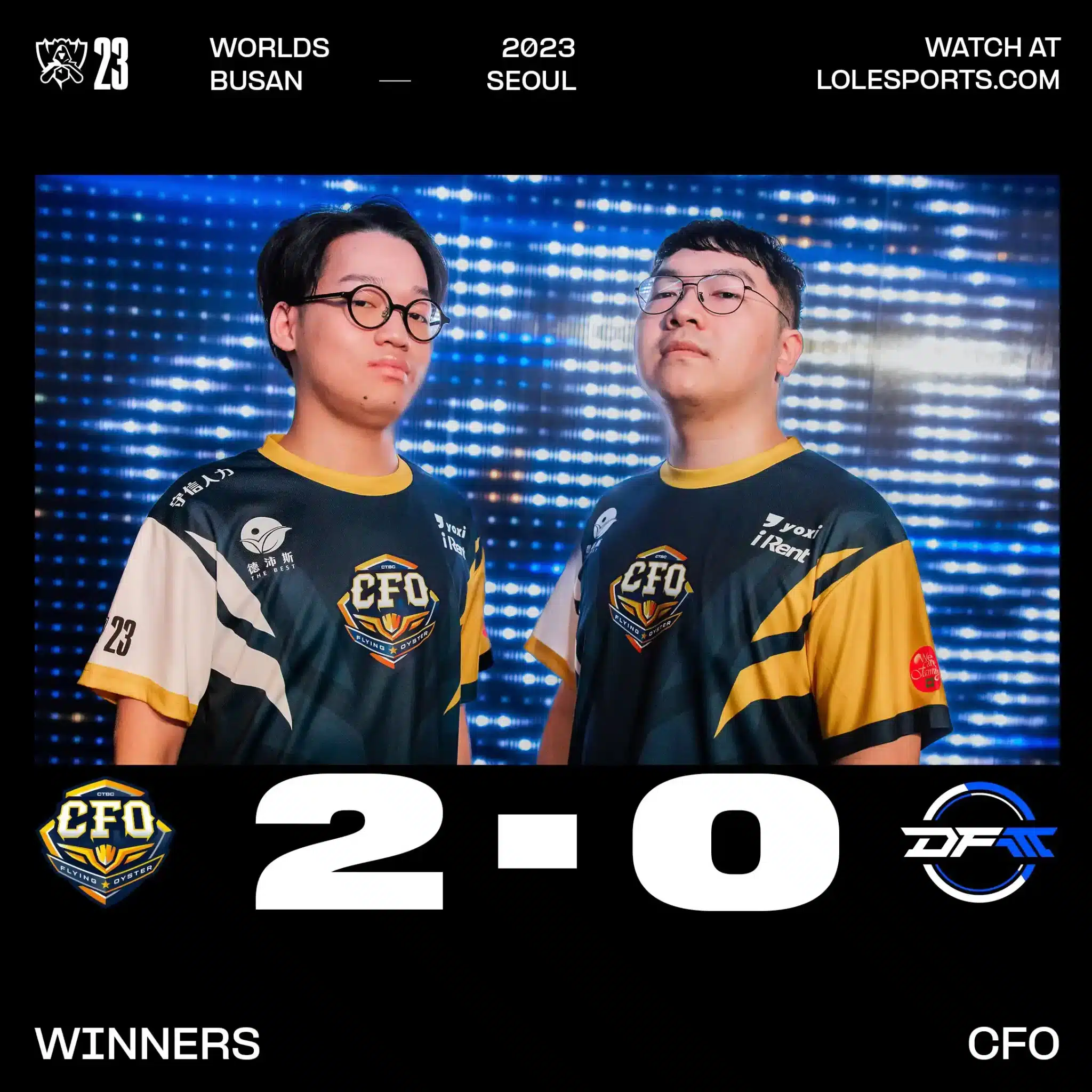 Worlds 2023 CFO Gana