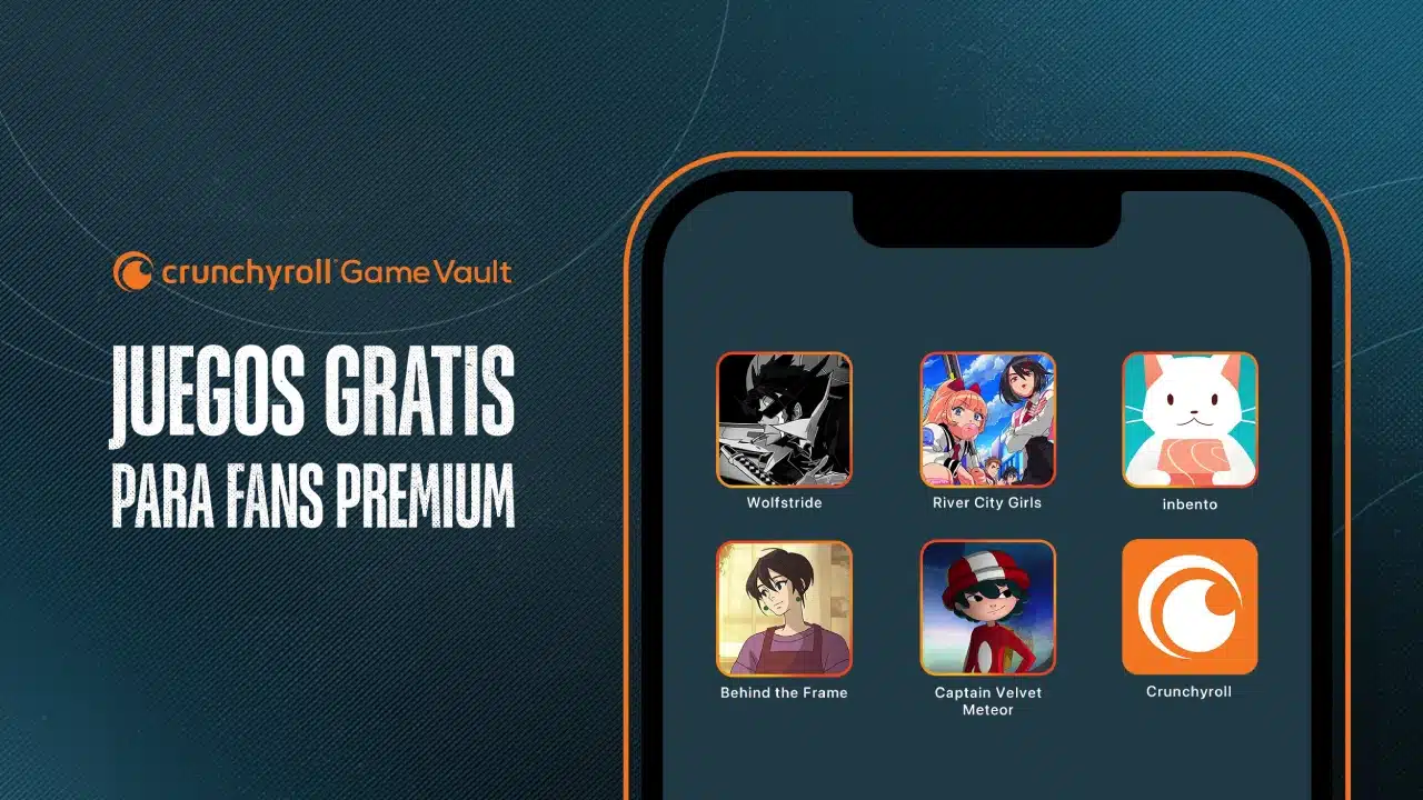 ¡Llega Crunchyroll Game Vault, el nuevo servicio de videojuegos de la plataforma!