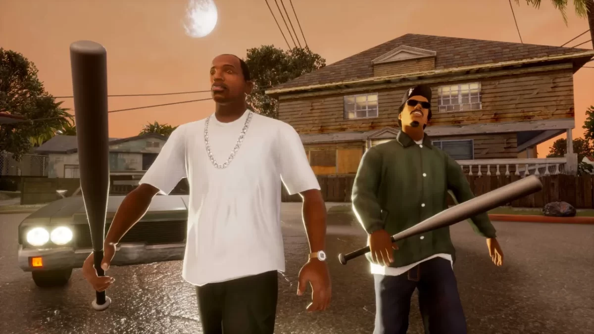 CJ y compañía en GTA: San Andreas (Remasterizado)