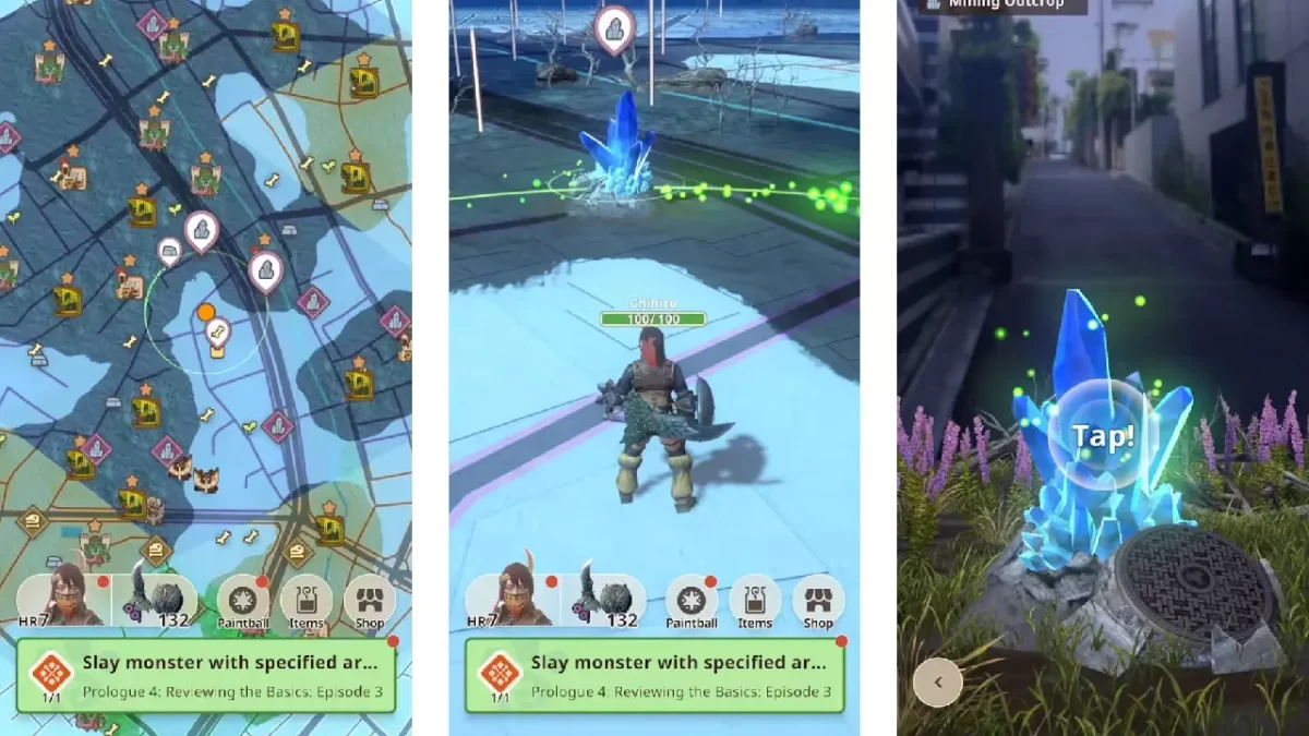 Gameplay de Monster Hunter Now