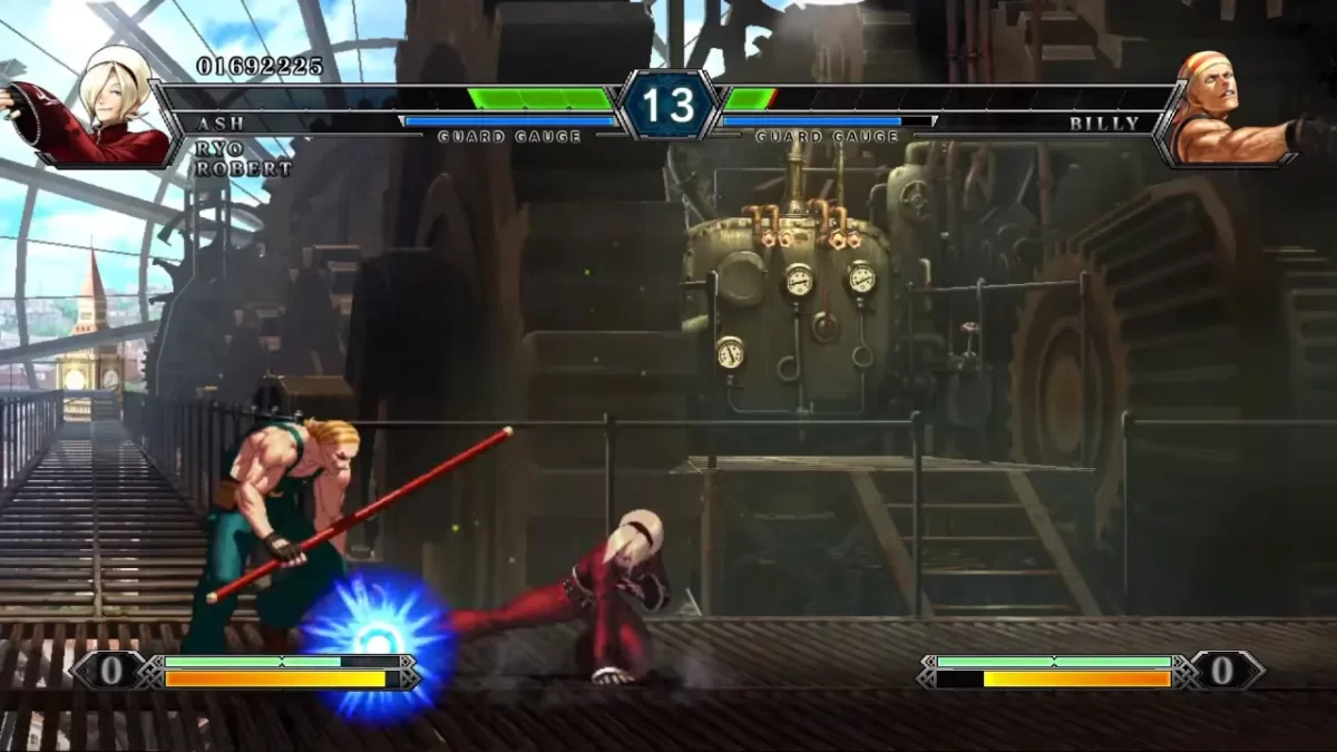 Gameplay de The King of Fighters XIII: Global Match 1
