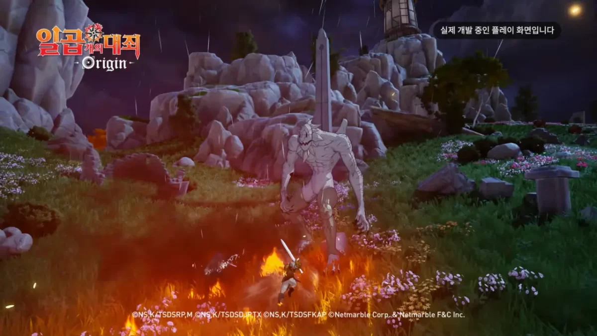 Combate de Meliodas en The Seven Deadly Sins: Origin