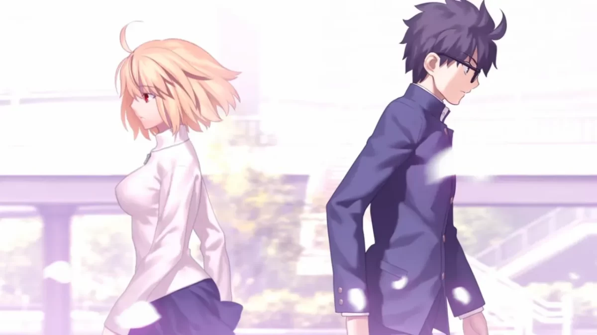 Shiki y Arcueid en el remake de Tsukihime