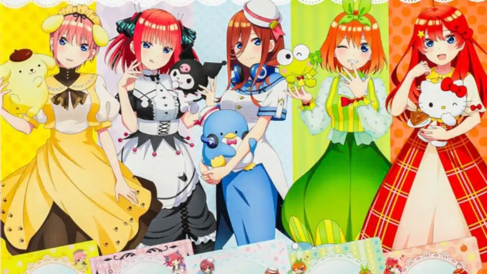 The Quintessential Quintuplets visual collab Sanrio 01