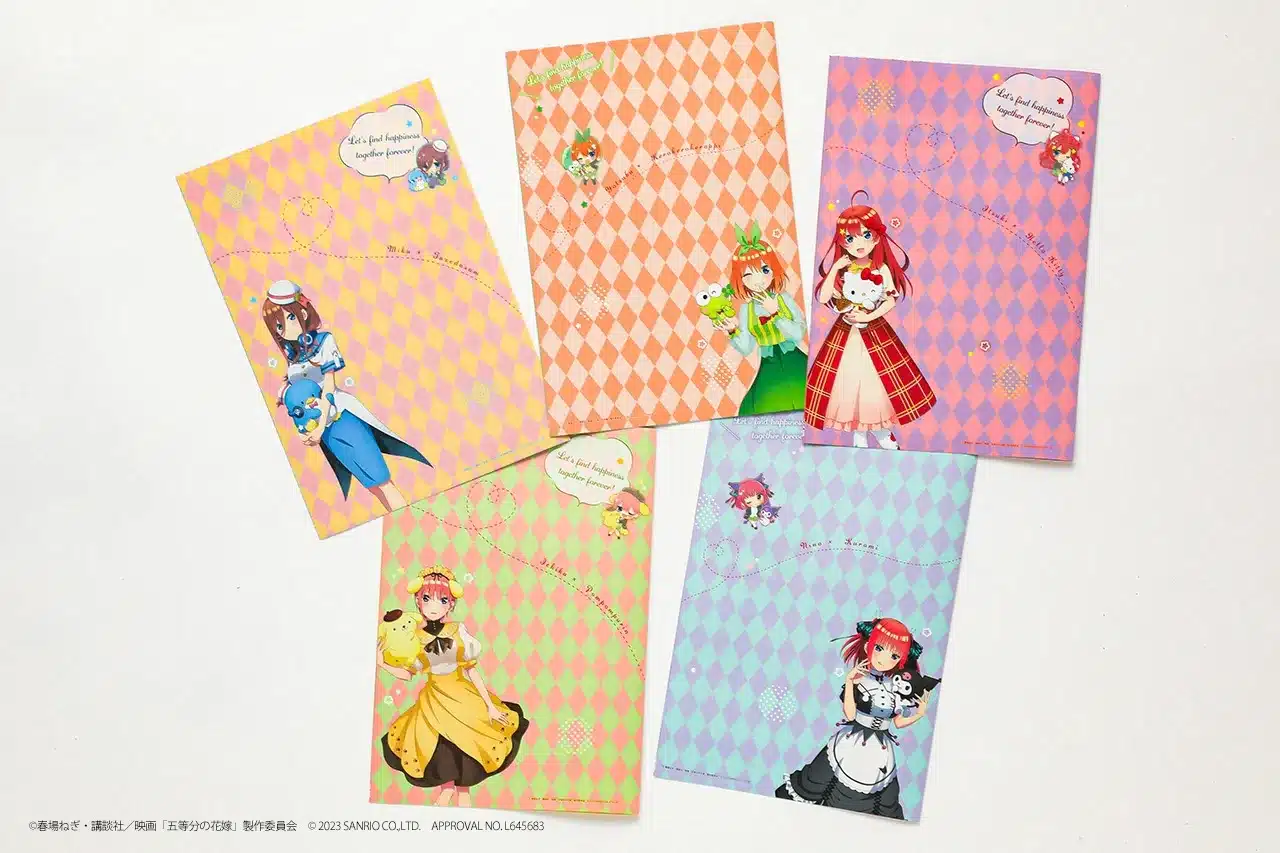 The Quintessential Quintuplets visual collab Sanrio 04
