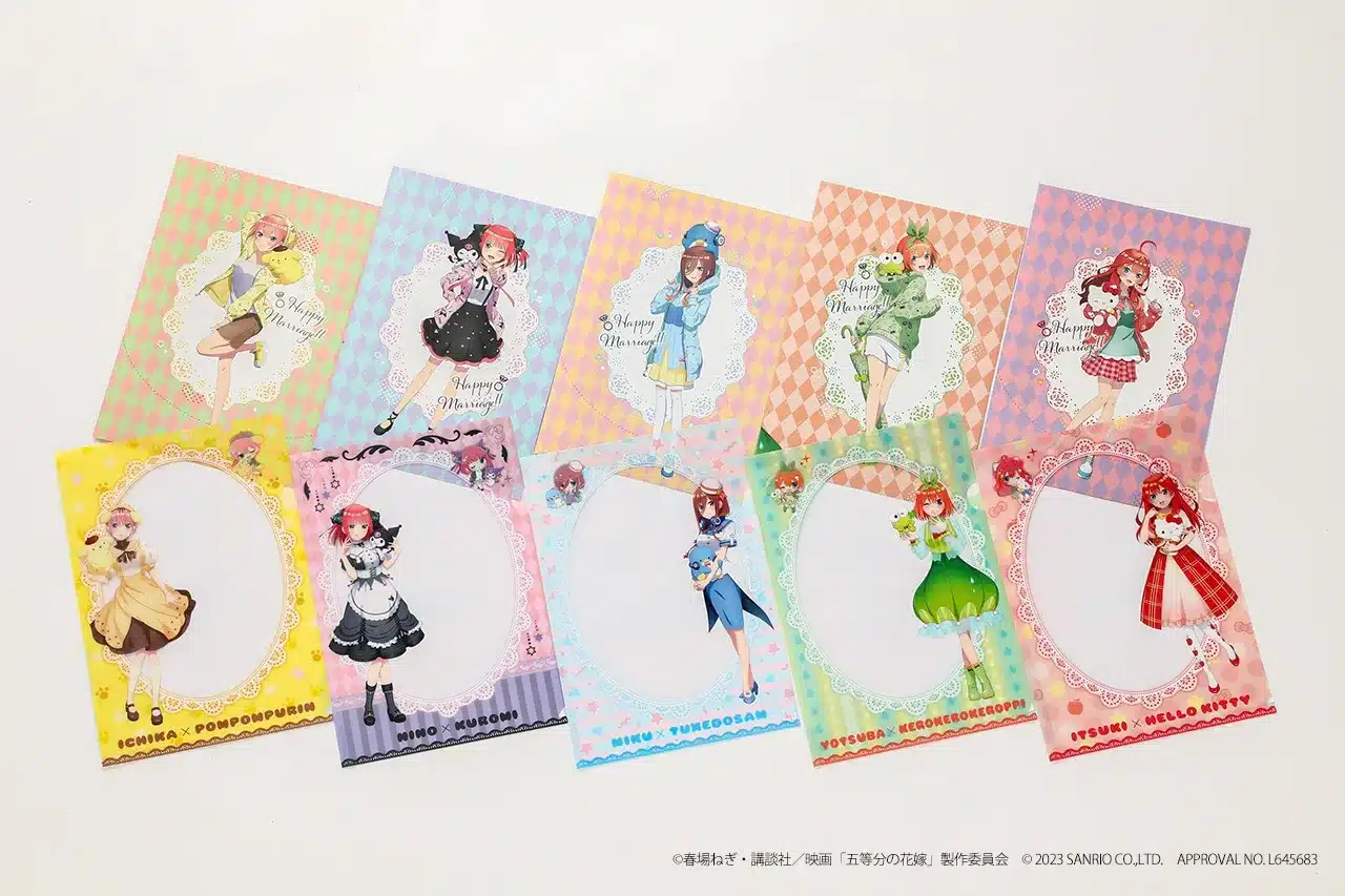 The Quintessential Quintuplets visual collab Sanrio 05