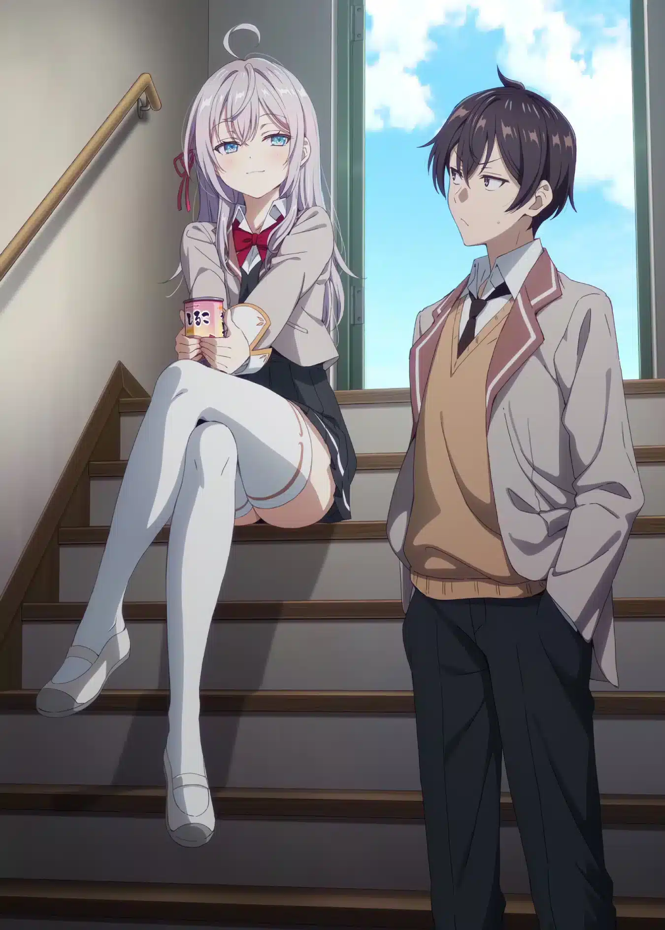 "Tokidoki Bosotto Roshia-Go de Dereru Tonari no Arya-san" (Alya Sometimes Hides Her Feelings in Russian) anime visual