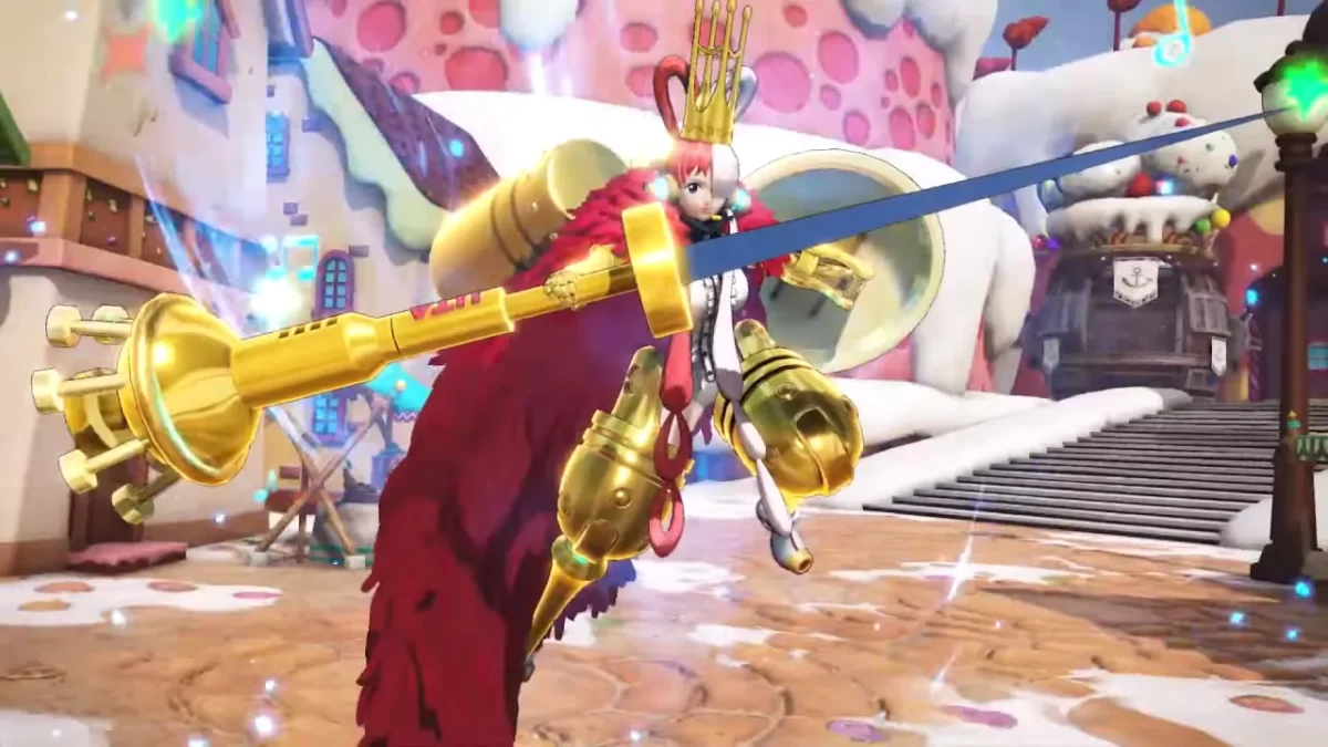 Gameplay de Uta con su armadura en One Piece: Pirate Warriors 4