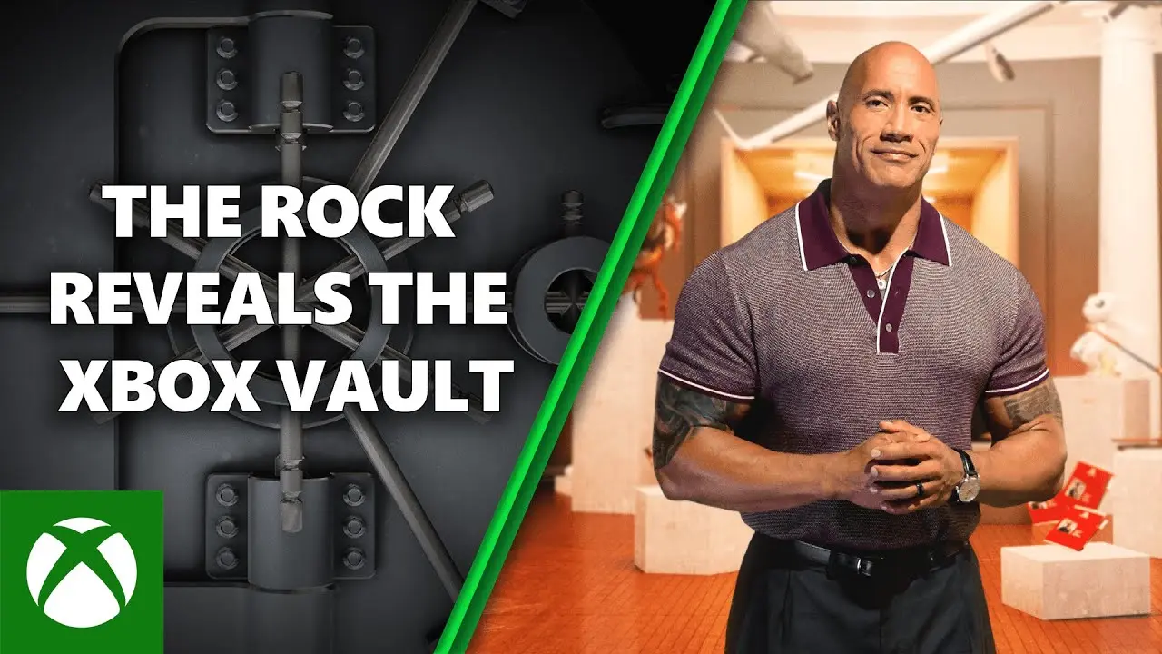 La Roca Johnson revela la Xbox Vault en 2020