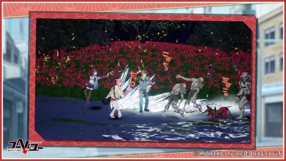 Gameplay de goHELLgo: Tsukiotoshiteko