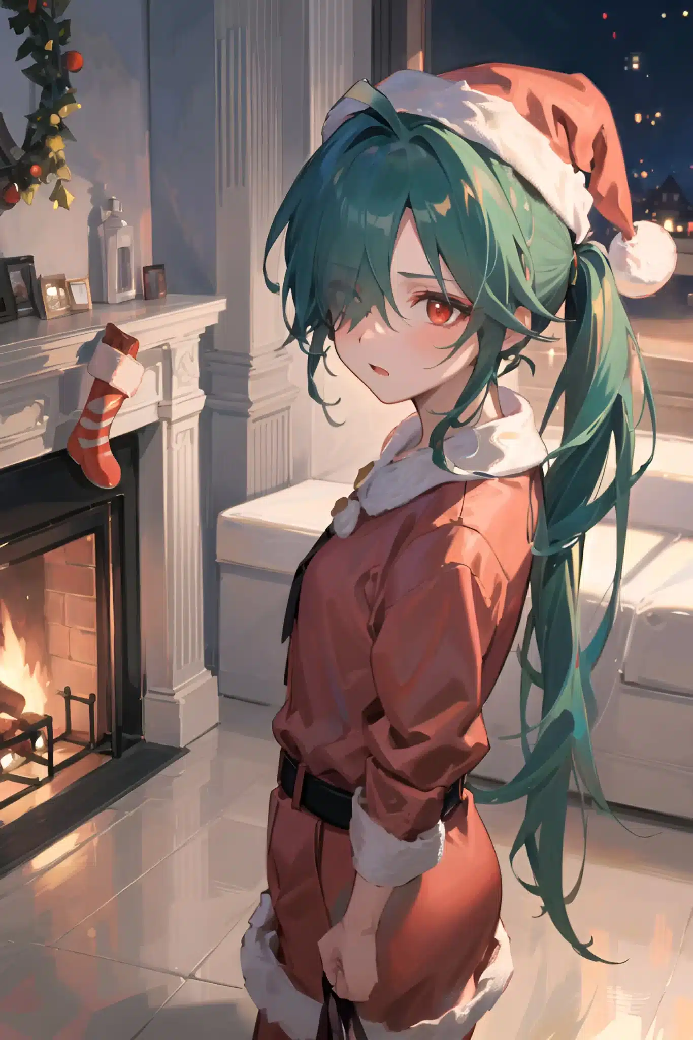 Las chicas de Pokémon se visten para la navidad en nuevas ilustraciones