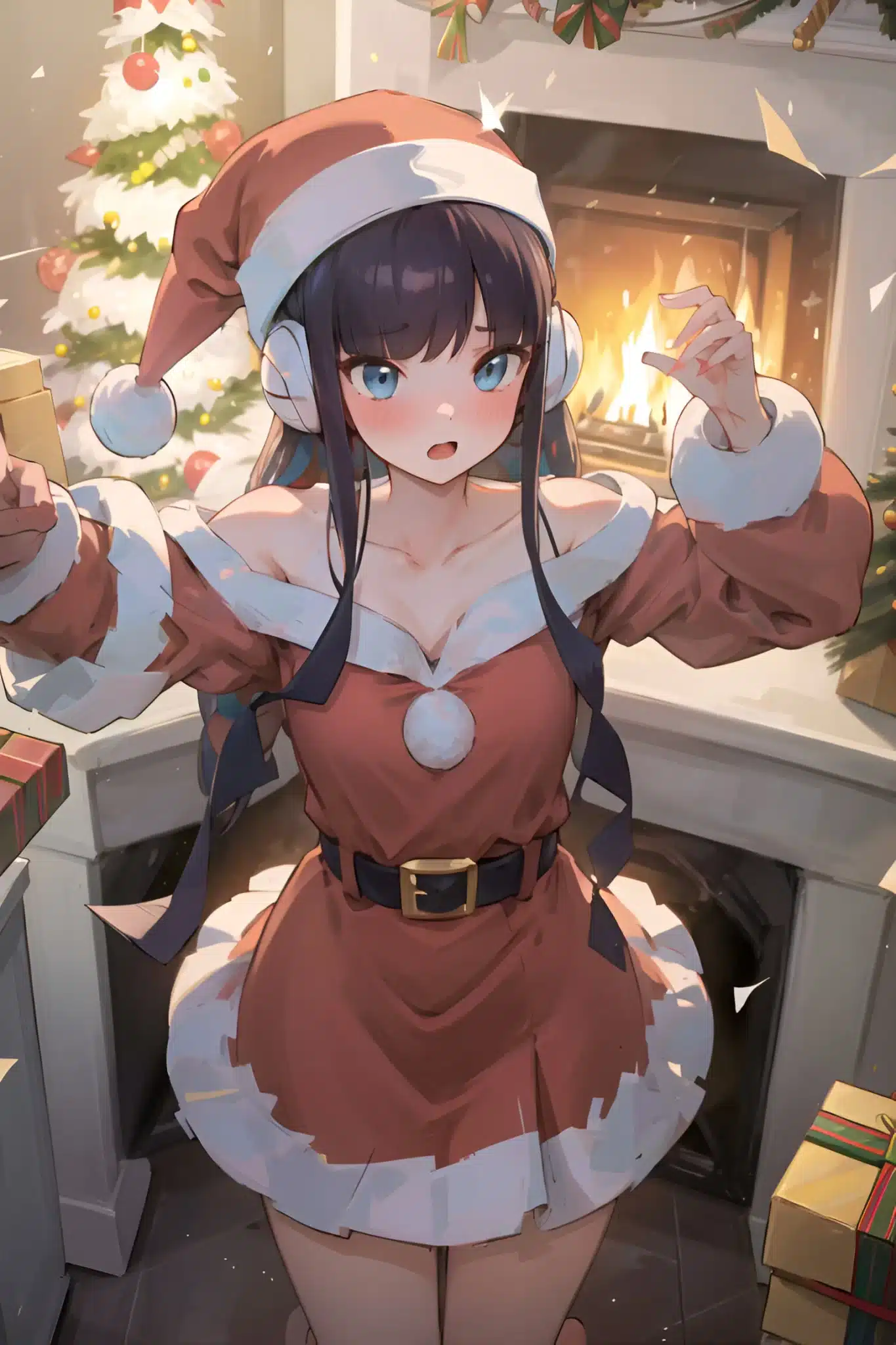 Las chicas de Pokémon se visten para la navidad en nuevas ilustraciones