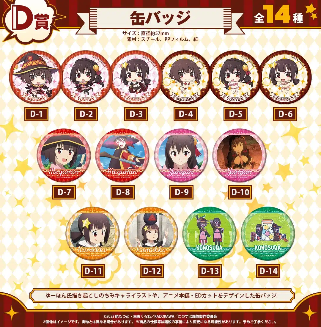 Konosuba loteria visual 04
