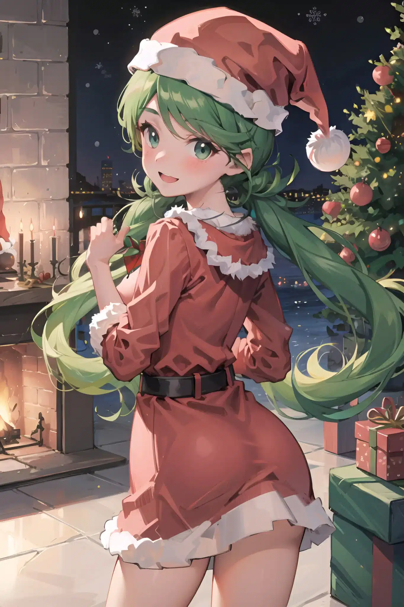 Las chicas de Pokémon se visten para la navidad en nuevas ilustraciones