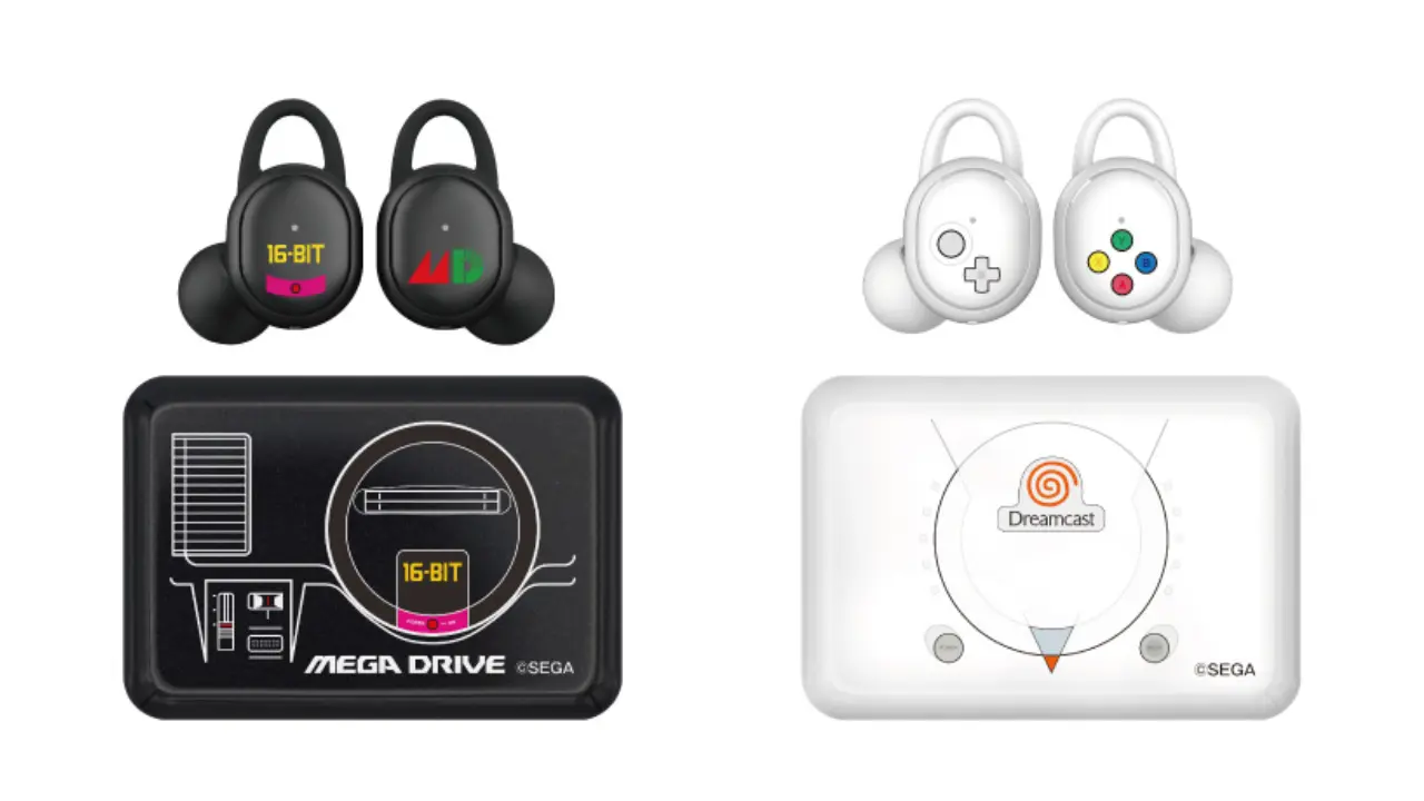 Auriculares basados en Sega Genesis y Dreamcast