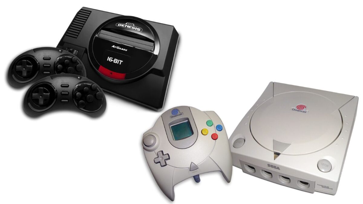 Imágenes de la Sega Genesis y la Sega Dreamcast