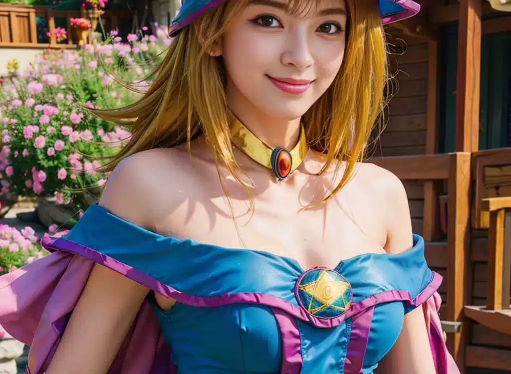 La Maga Oscura de Yu-Gi-Oh! es recreada de manera realista en nuevo fanart