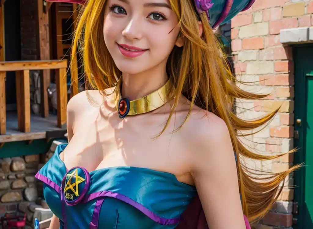 La Maga Oscura de Yu-Gi-Oh! es recreada de manera realista en nuevo fanart