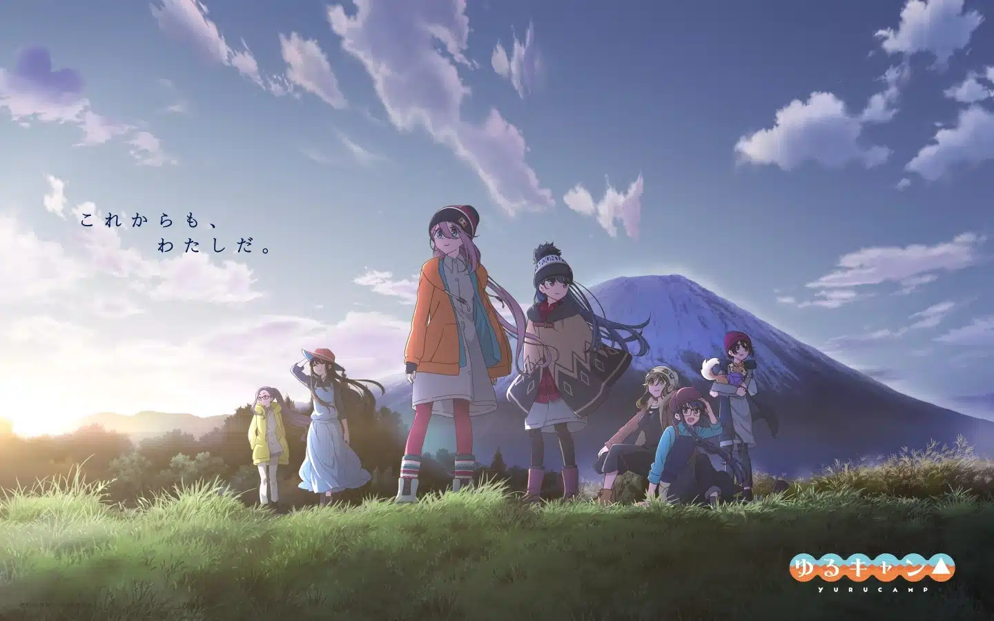 Yuru Camp Sayuri Hara Chiaki ogaki visual 01