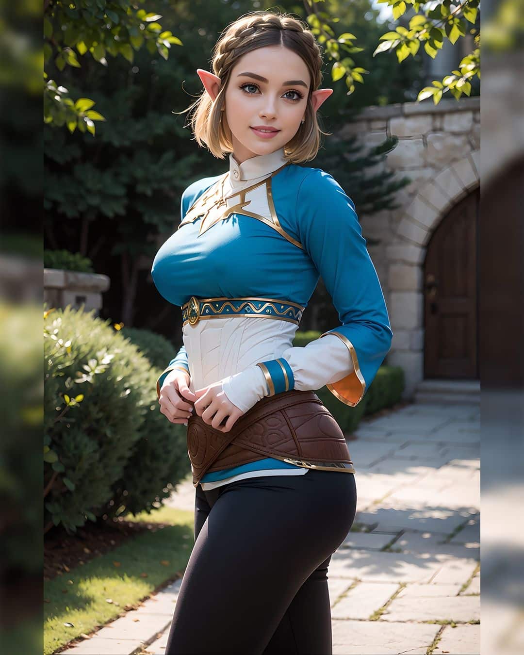 La princesa Zelda enamora con su belleza en nuevas ilustraciones realistas