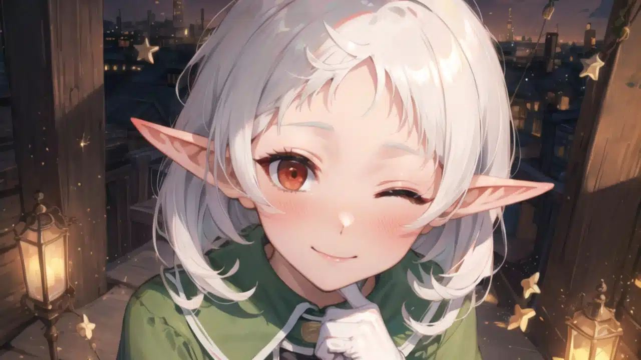 mushoku tensei silphy atuendo navideño miniatura