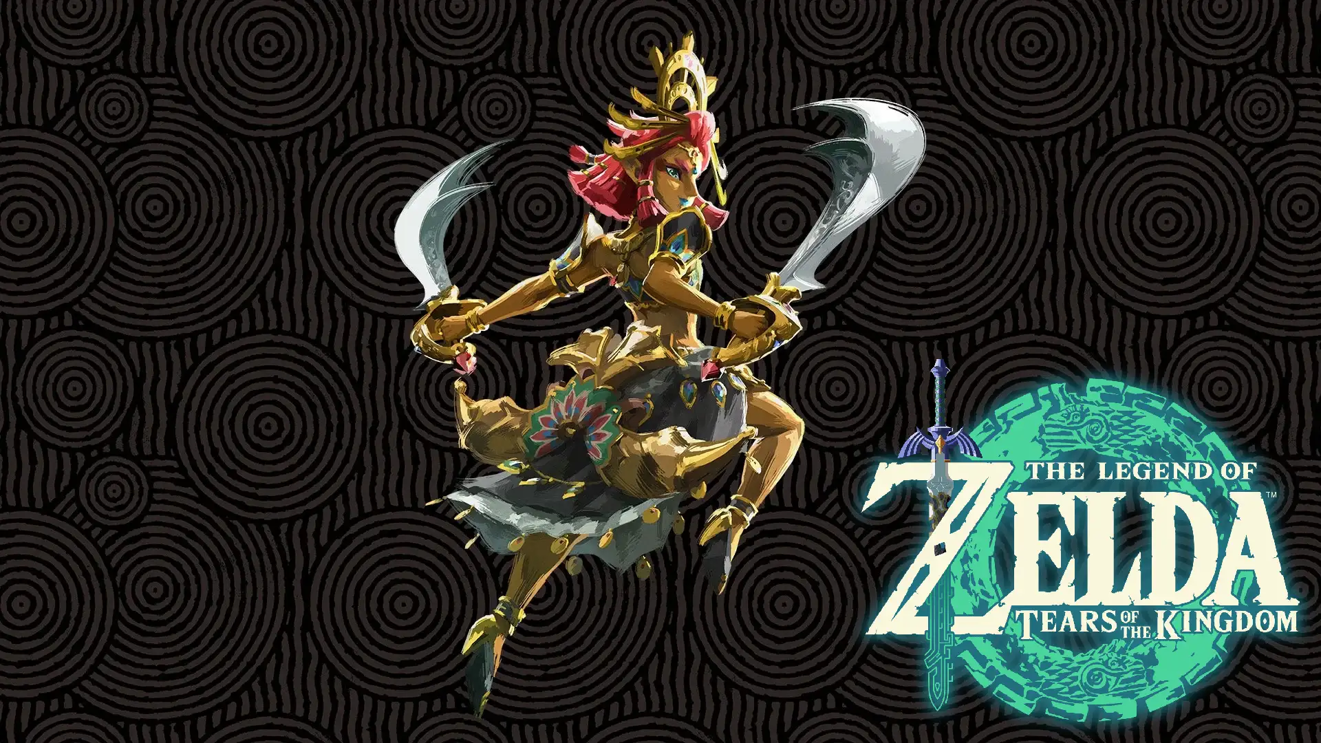 Arte Oficial de Riju en Zelda: Tears of the Kingdom