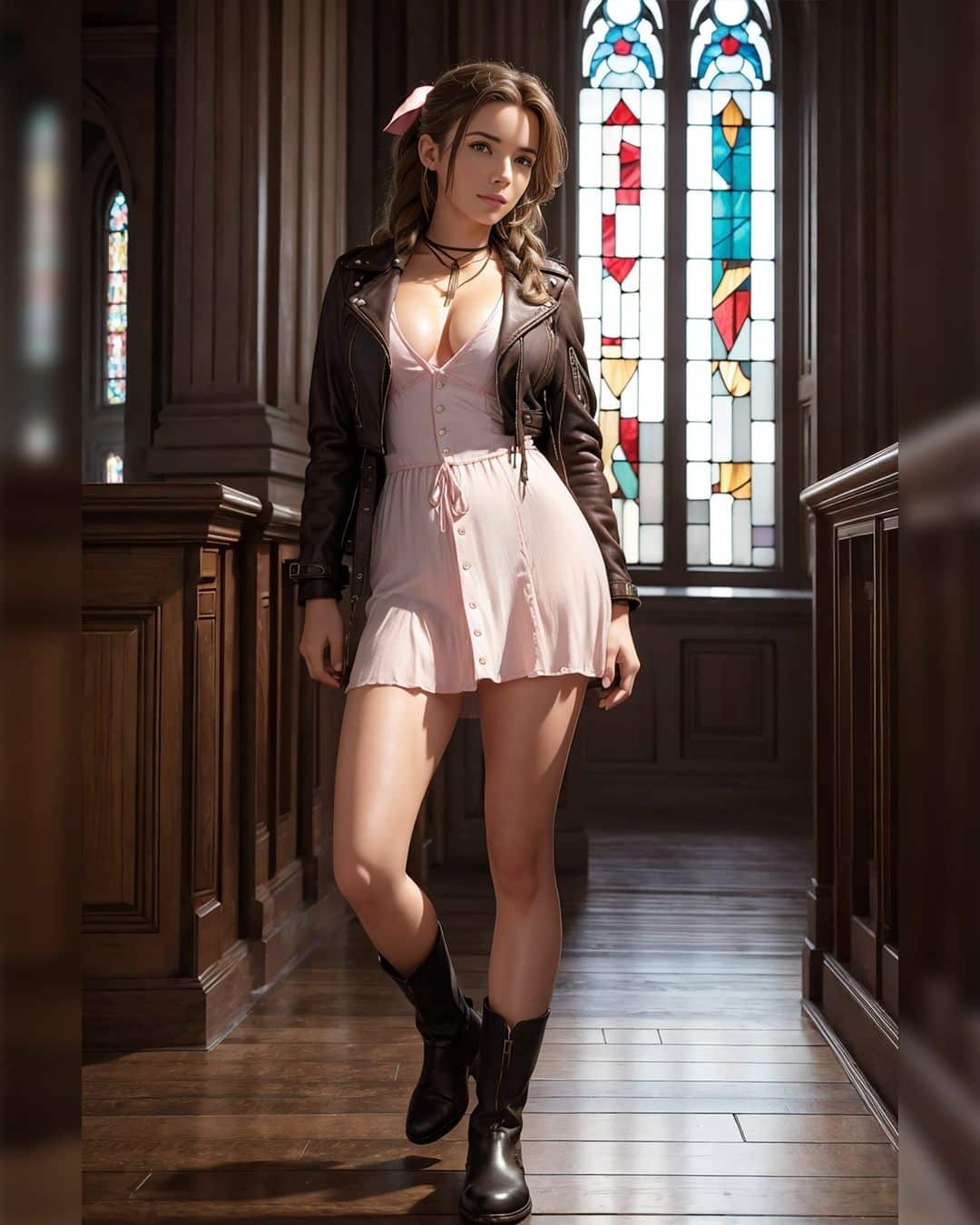 Final Fantasy: Aerith enamora a los fanáticos en nuevas ilustraciones realistas