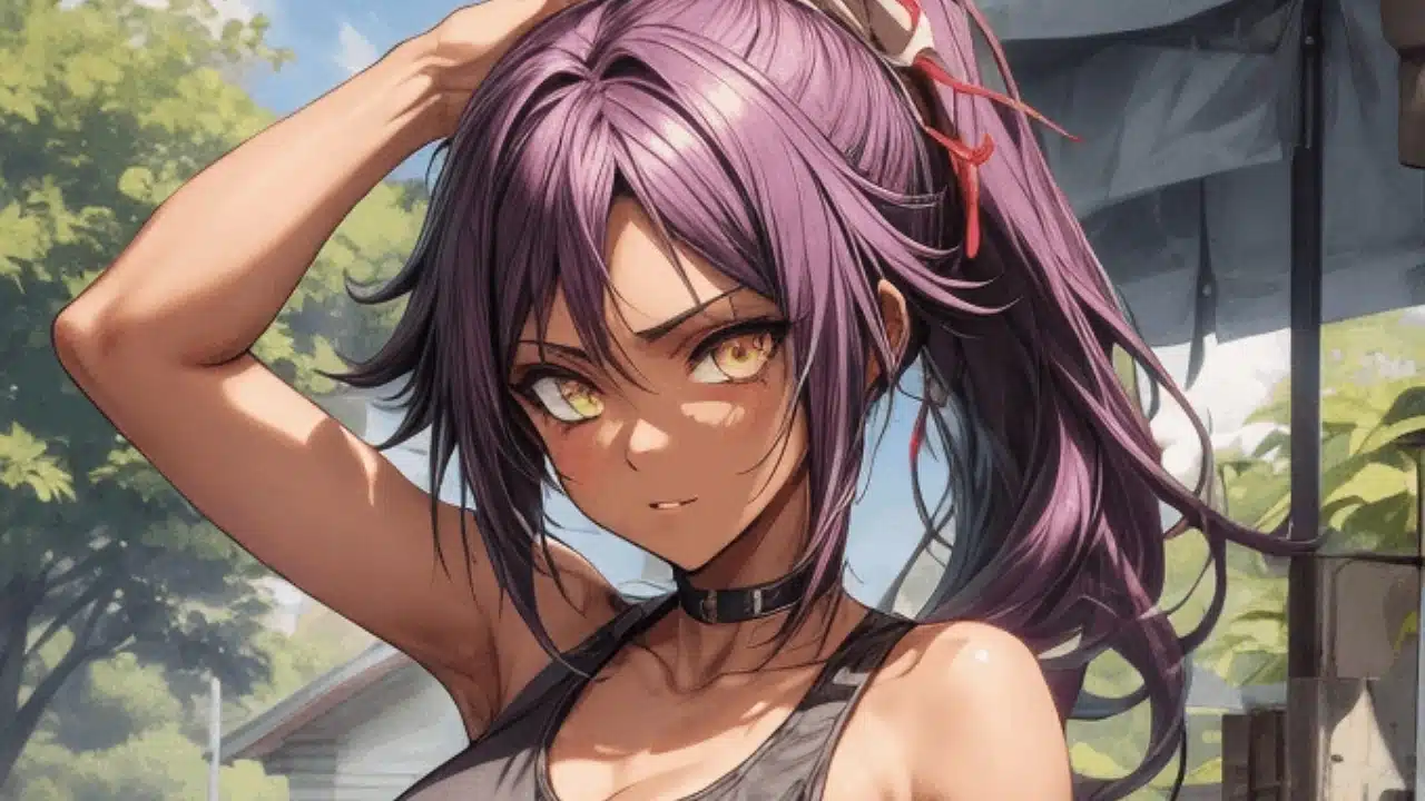 Anime bleach Yoruichi Portada 01