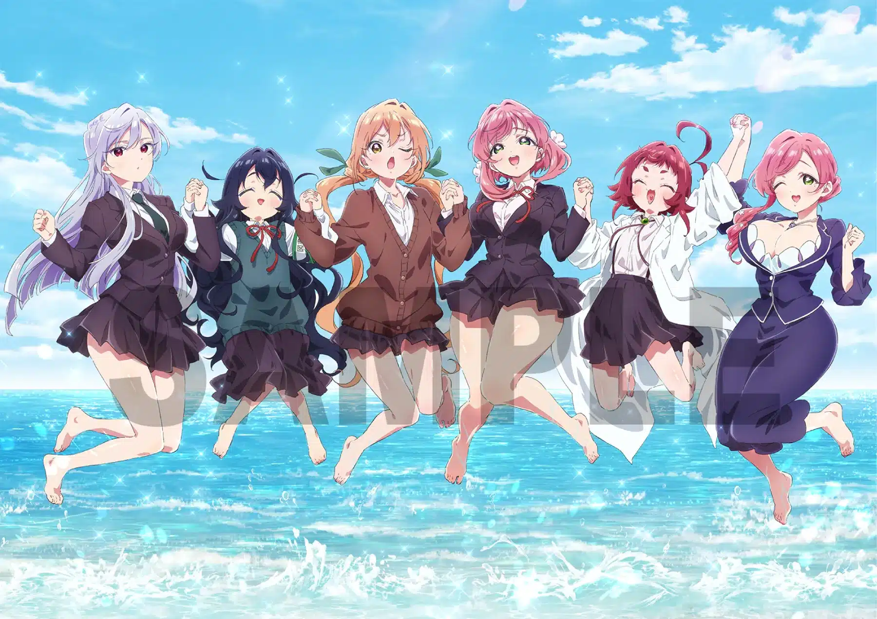Las waifus de The 100 Girlfriends deslumbran a fans en Blu-Ray
