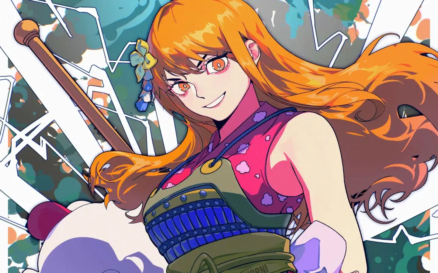 One Piece Nami ilustración 06