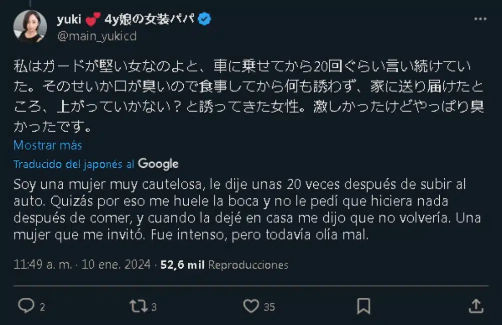 Otakus citas twitter captura 03
