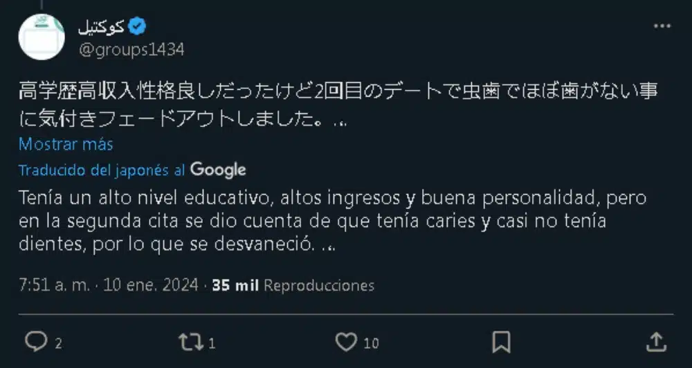 Otakus citas twitter captura 04