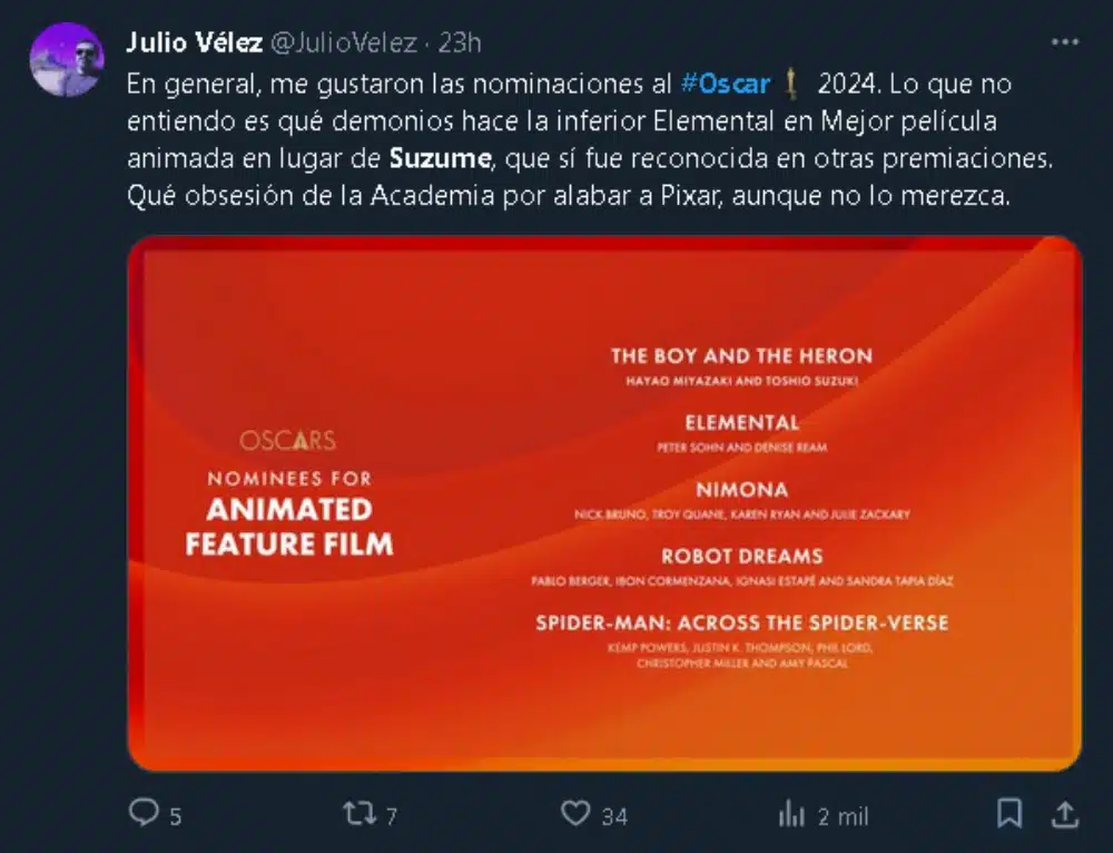 Suzume no tojimari Twitter captura 03