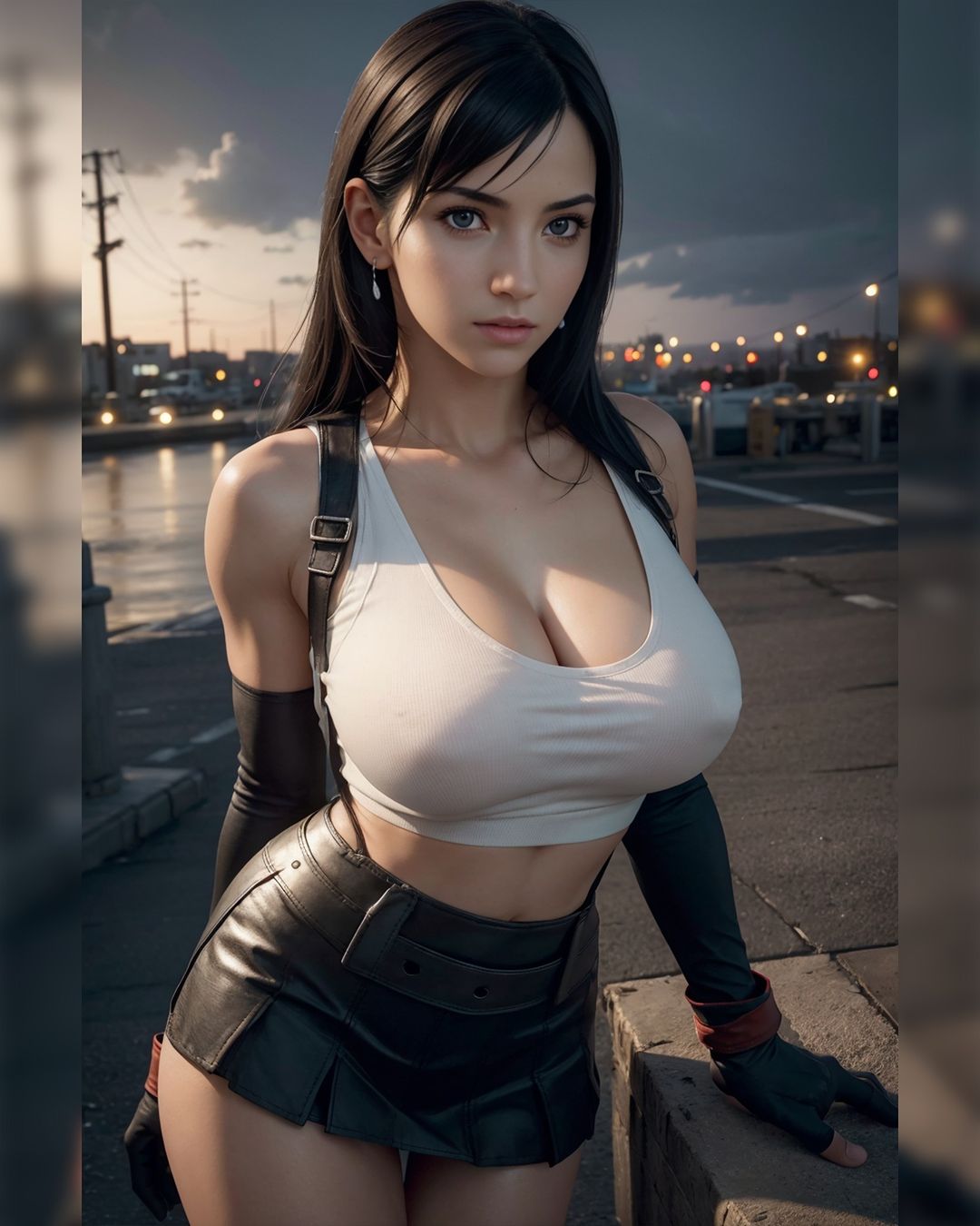 Final Fantasy VII: Tifa Lockhart es imaginada como una chica real en nuevas ilustraciones