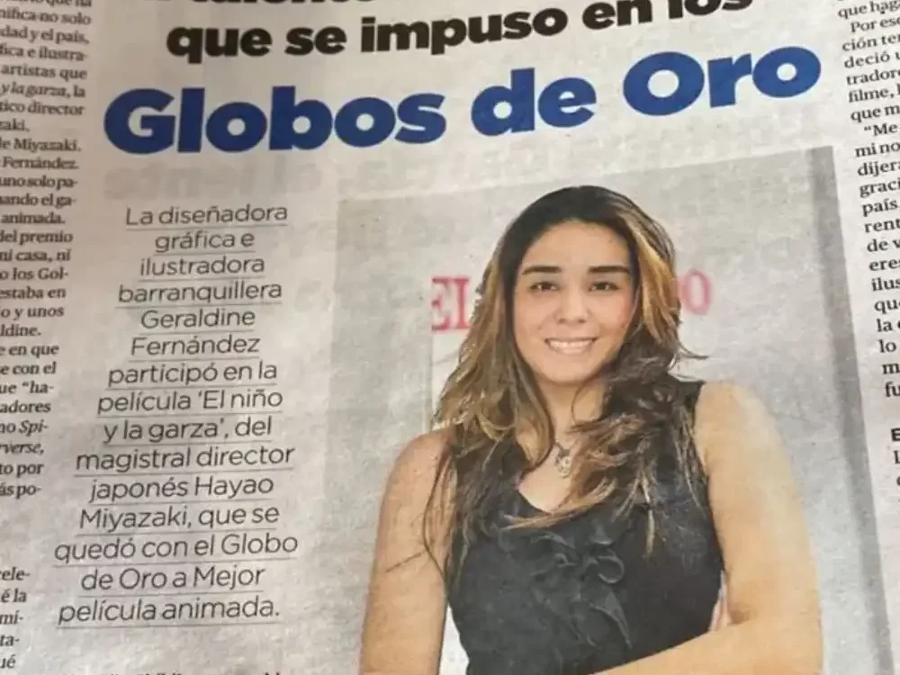 periodico colombiao Geraldine fernandez 01