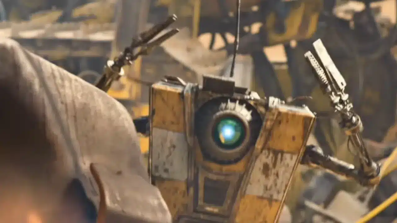 Claptrap (Jack Black) en la película de Borderlands