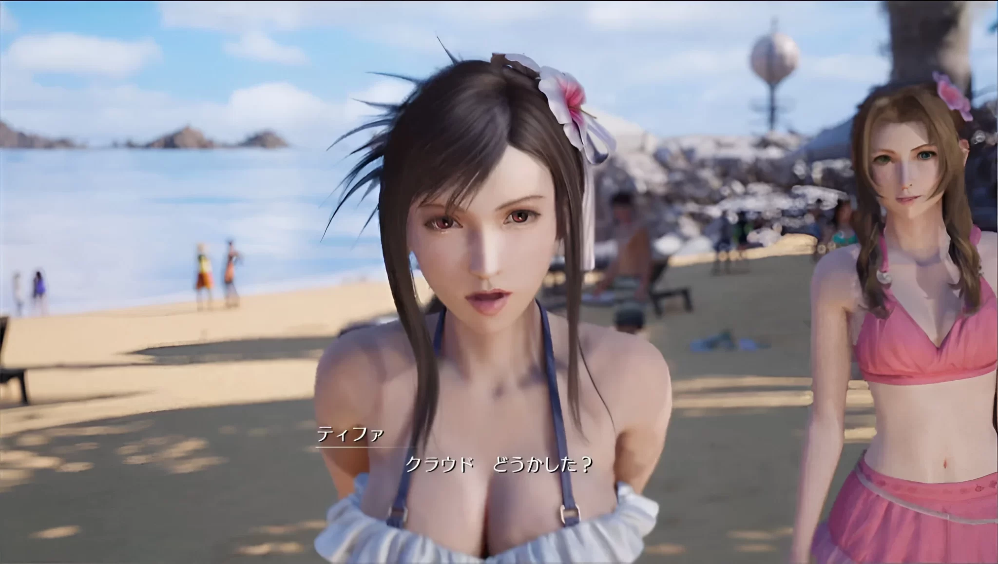 Tifa y Aerith deleitan en Final Fantasy VII Rebirth con sus trajes de baño