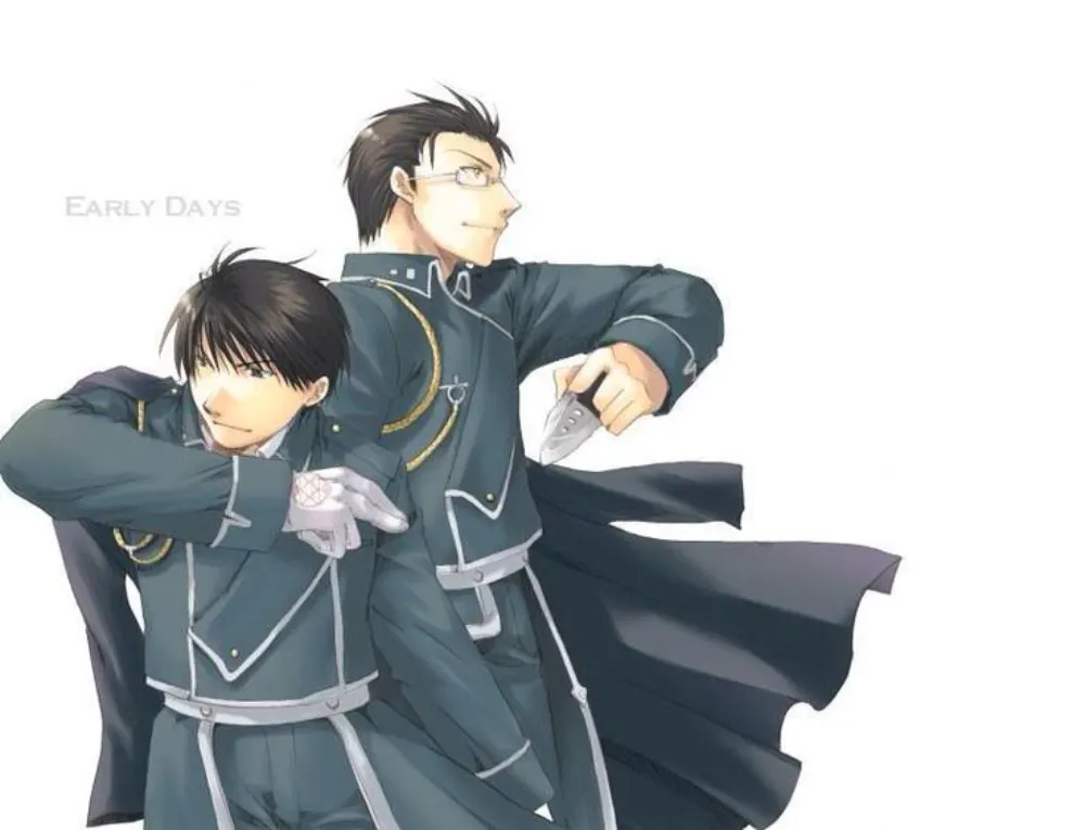 Fullmetal Alchemist Roy y Huges (1)