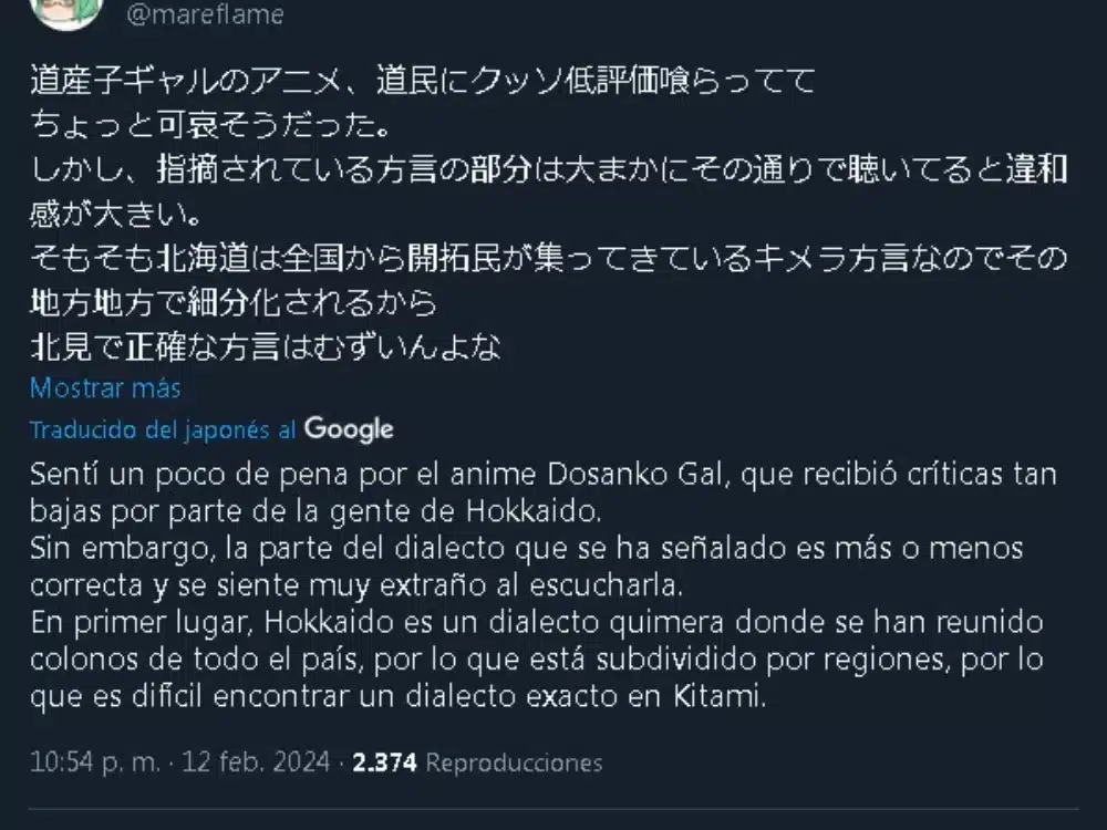 Hokkaido Gals are Super Adorable! Twitter captura 01