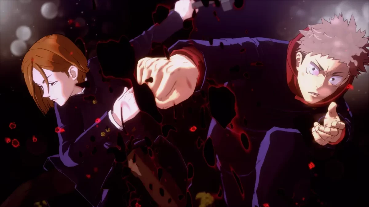 Yuji Itadori y Nobara Kugisaki luchando juntos en Jujutsu Kaisen Cursed Clash