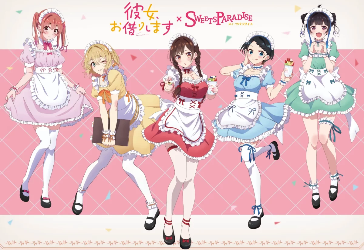 Las waifus de Rent-a-Girlfriend serán tus maids en evento
