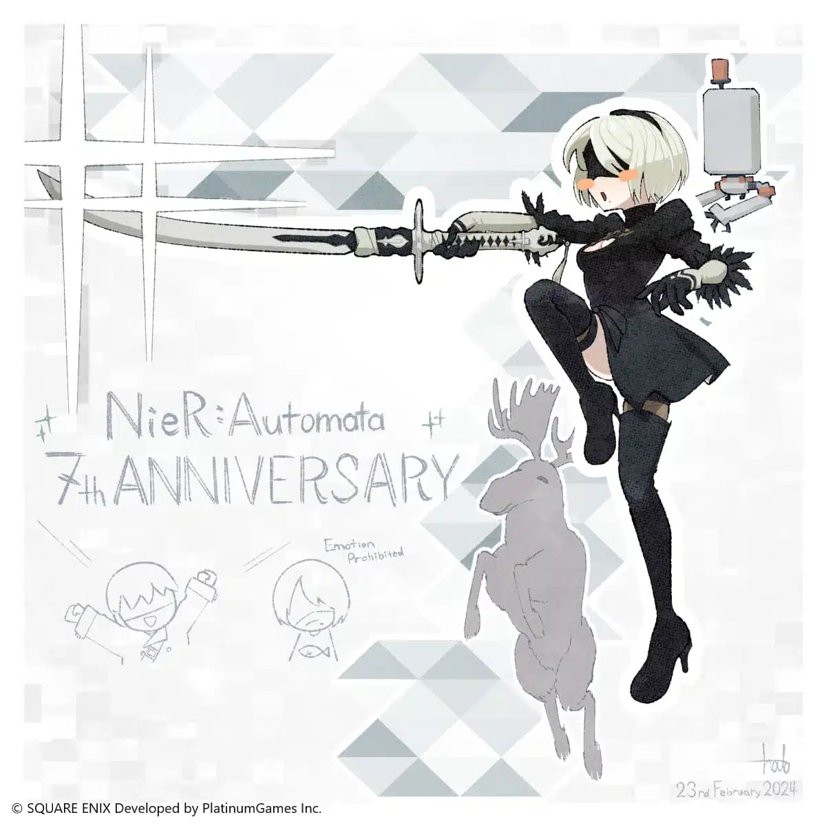 NieR-Auotmata-Aniversario