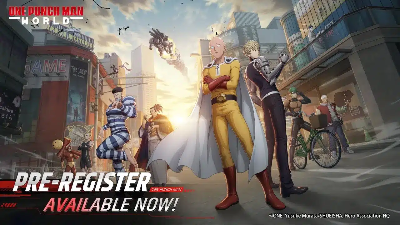 Pรณster Oficial de One Punch Man: World