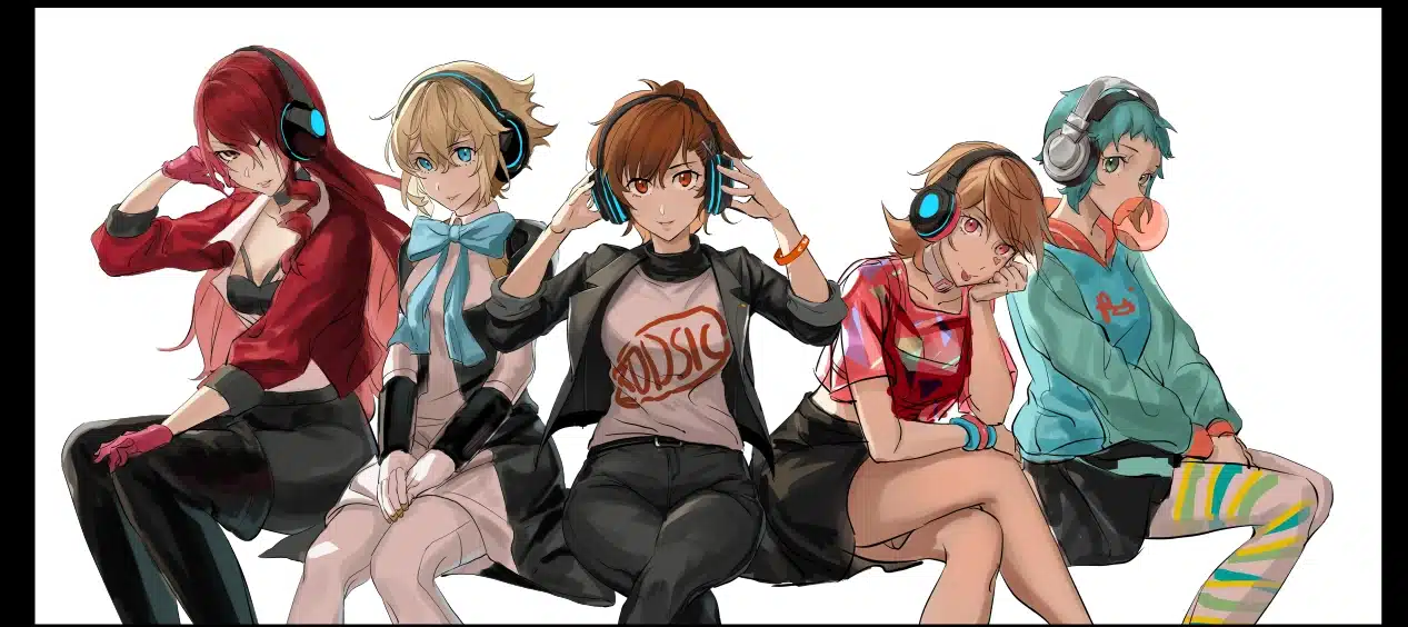 Persona 3 Girls ilustración 01